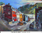 City Life, St. John's, Oil on Canvas